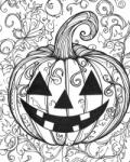 Alkotásutca Halloweeni tökfej - Festékmentő készlet kereten 40x50