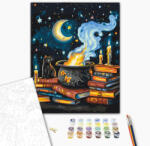 Alkotásutca Varázslat az éjszakában - Számfestő készlet kereten 40x50