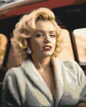 Alkotásutca Marilyn - Számfestő készlet kereten 40x50