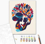 Alkotásutca Családfa - Számfestő készlet kereten 40x50