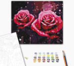Alkotásutca Éjszakai rózsák - Számfestő készlet kereten 40x50