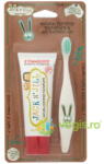 Jack N'jill Pachet Pasta de Dinti cu Capsuni 50g + Periuta Bunny pentru Copii