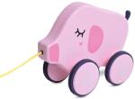 Lorelli Jucarie de tras cu roti, 9-36 luni, piggy pink (10191590005)