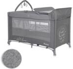 Lorelli Patut pliabil noemi plus, 2 nivele cu accesorii, cool grey star