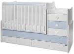 Lorelli Mobilier, maxi plus, 70x160 cm, transformabil, white baby blue