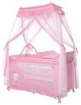 Lorelli Patut pliabil stil baldachin magic sleep, cu accesorii, mellow rose ballerina bear