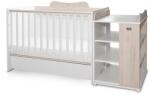 Lorelli Patut modular multifunctional, 5 confirgurari diferite, 190 x 72 cm, multi, white & light oak