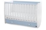 Lorelli Pat balansoar, dream, 60x120 cm, transformabil, white baby blue