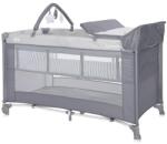 Lorelli Patut pliabil torino plus, 2 nivele cu accesorii, grey elements