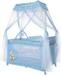 Lorelli Patut pliabil stil baldachin magic sleep, cu accesorii, blue moon sleeping bear