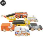 Le Toy Van Set de mașinuțe de salvare cu elicopter
