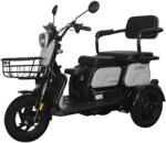 Voltarom Tricicleta electrica Voltarom APM2 putere 1000 W 20 AH 60V viteza 25 km/h autonomie 36 km fara permis culoare gri (TET-0028-Gri) - agropro