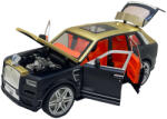 Xinhaodi Rolls-Royce Cullinan 2019 (replica) Black - Gold cu led-uri si sunete scala 1/241/43 (34524)