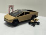 XLG Tesla Cybertruck 2022 Crem (replica) scala 1/28 + Atv Tesla1/43 (27454)