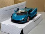 KINSMART Macheta auto Lamborghini Sian FKP37 Blue1/43 (31766)