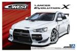 Aoshima Model Kit Mitsubishi Lancer Evolution X scala 1/24 Aoshima1/43 (27587)