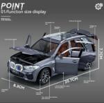 HONGW Bmw X5 (G05) 2018 Grey (replica) cu led-uri si sunete scala 1/241/43 (27538)