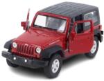 Welly Macheta auto Jeep Wrangler Rubicon 2007 Red1/43 (30502)