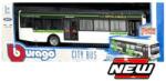 Bburago Macheta auto City bus Autobus Bburago L65 Hospital G. Neuville France white/green1/43 (31539)