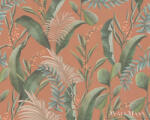 AS Creation Drawn Into Nature 39436-2 narancssárga pálma-levél mintás természet tapéta (39436-2)