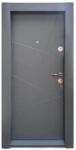 NOVO DOORS Usa metalica de apartament cu izolatie si vizor Novo Doors First Class NDS15, Cu toc imbracat si folie PVC, Deschidere Stanga Dreapta, Dimensiune 200X88 cm, Tabla 1.2 mm, Kit complet, Gri antracit (ND