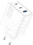 Proove Speed Surge Gan 65W fehér fali töltő, 2xUSB-C, 1xUSB-A