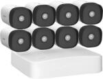 Tenda csőkamera szett - K8P-4TR (8x 4MP, H265, IR30m, 1x NVR 8xPoE, USB, RJ45) (K8P-4TR) - bevachip