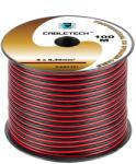 Cabletech KAB0381 Réz hangszórókábel, piros-fekete 2x0, 35mm2 (KAB0381)