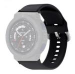 GIGAPACK Amazfit Active Edge pótszíj (egyedi méret, szilikon) fekete (GP-164597)