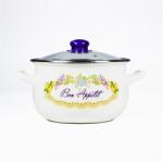 TOO BELLY BON APPETIT 2, 1 literes, 16cm átmérő, 11cm magasságú lábas (fazék) üveg fedővel - bestbyte