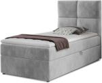 Eltap Rivia 90x200 boxspring ágy szürke - mindigbutor - 189 700 Ft