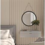 ELTAP Grace kerek tükör kötélen 60cm tükör, fekete - mindigbutor