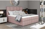 Eltap Fényes 145x210 boxspring ágy rózsaszín - mindigbutor