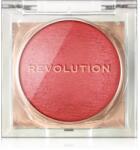 Makeup Revolution Beam Bright Blush blush cu efect iluminator culoare Peach Pop 2.8 g