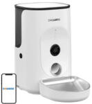 Dogness Dozator Inteligent De Alimente Dogness F15 Cu Camera HD 1080p WiFi 4l Cu Bol Din Otel Inoxidabil Alb (F15 Stainless)