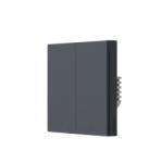 Aqara Smart Wall Switch H1 (No Neutral, Double Rocker), szürke (AQARA-WS-EUK02-G-1611)