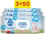 Go Wipes Aloe vízzel, D-Panthenolos törlőkendő 3× 50 db (150 db) (BABY23198s3)