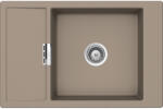 SCHOCK Schock Mono D-100XS konyhai mosogatótálca Cristadur Green Line Twilight 780 x 510 mm, gránit kompozit, megfordítható, hagyományos beépítés, taupe szürke (MOND100XTWIL)
