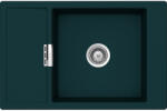 SCHOCK Schock Mono D-100XS konyhai mosogatótálca Cristadur Green Line Ivy 780 x 510 mm, gránit kompozit, megfordítható, hagyományos beépítés, intenzív sötétzöld (MOND100XIVY)