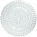 LE COQ PORCELAINE LE COQ Helios Lapos tányér, ø: 215 mm, fehér, barokk szegély (221129671)