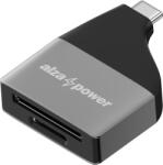AlzaPower USB-C 3.2 Gen 1 Metal Memory Card Reader ezüst (APW-CRC1S)