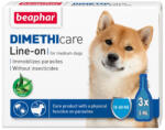 Beaphar Pipeta antiparazitara DIMETHICARE LINE-ON pentru caini M 15-30 kg, BEAPHAR 3 pip x 3 ml