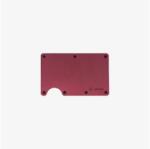 Artimo Wallet Aluminum Series RFID blokkolós alumínium kártyatartó pénztárca, piros (ARTIMO-WALLET-ALU-BURGUNDY)
