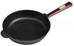 BRIZOLL Tigaie din Fonta cu Capac din Sticla, 26 x 6 cm, Optima-Bordo, Brizoll (MRK-02660-P2-C)