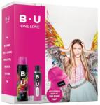 BU Set Cadou B. U. One Love, Femei, Apa de Toaleta 50 ml, Deodorant Spray pentru Corp 150 ml si Caciula Cadou
