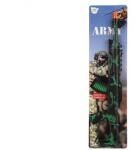 Teddies Pistol mitralier sclipitor ARMY pe volant plastic 62cm pe card 18x67cm (00861304)