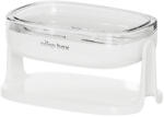 Flippy Savoniera cu Suport 2 in 1, Flippy, Pentru Perete sau Blat, PET, Scurgere Optima, Alb (teo-128517)