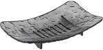 Flippy Savoniera din Plastic Flippy, 15 x 9 cm, cu Scurgere Apa, Design Modern, Gri (teo-132992)