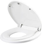 Flippy Capac de Toaleta cu Reductie 2 in 1, Flippy, pentru Copii si Adulti, Coborare Lenta si Silentioasa, Instalare Usoara, din PP5 , in Forma de U, Alb (teo-127607)