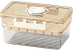 Flippy Forma de Gheata, Flippy, un Strat, Inchidere Etans, din PP+PET, 19 x 12 x 9.5 cm, Bej (teo-133680)